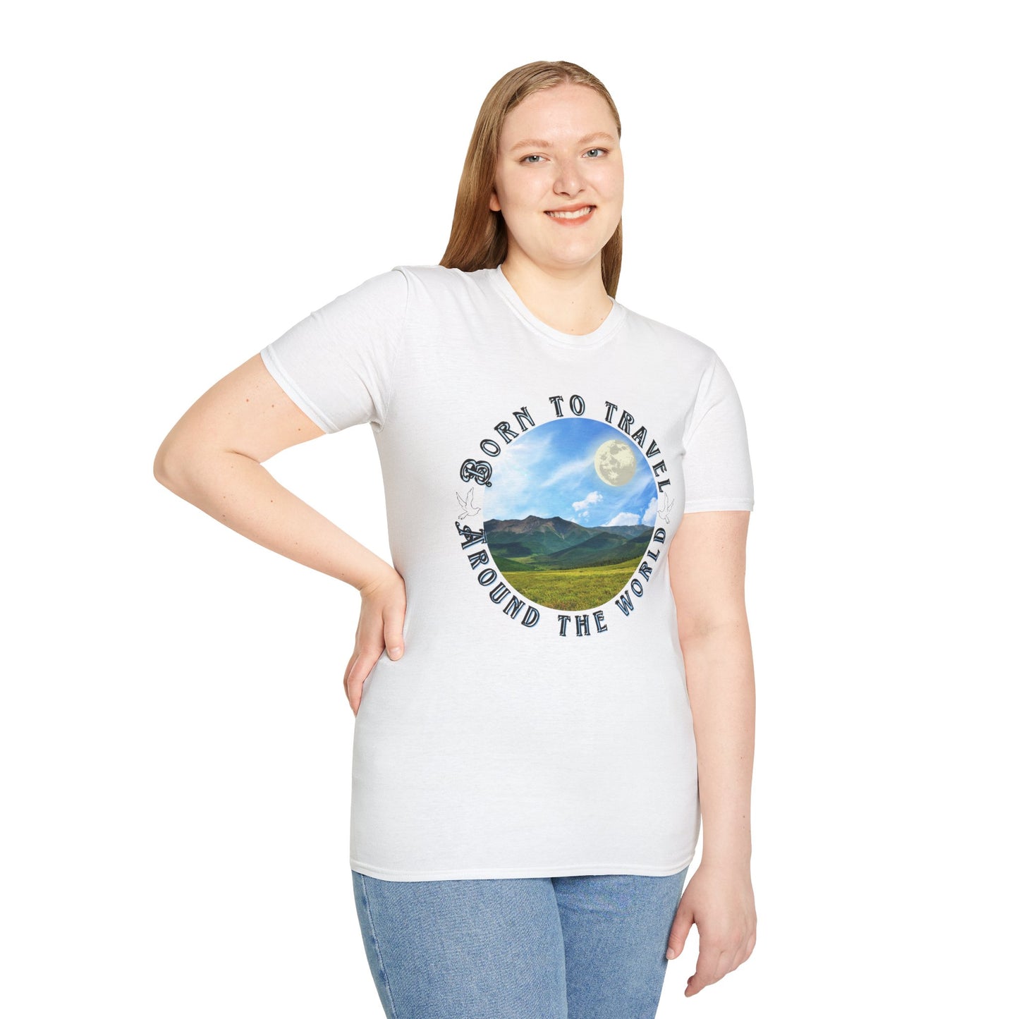 Born to Travel Around the World Unisex T-Shirt