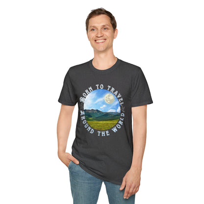 Born to Travel Around the World Unisex T-Shirt