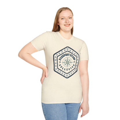 Passport Stamp Collector Unisex Soft-Style T-Shirt Printify