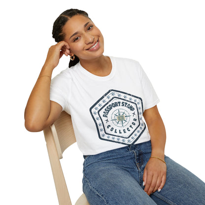 Passport Stamp Collector Unisex Soft-Style T-Shirt Printify