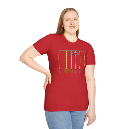 Travel-Inspired Unisex Softstyle T-Shirt for Travelers Who Aren’t Afraid of Humor Printify