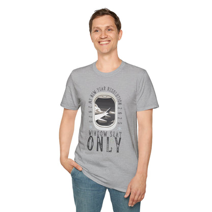 Unisex Softstyle T-Shirt-"Window Seat Only" Printify