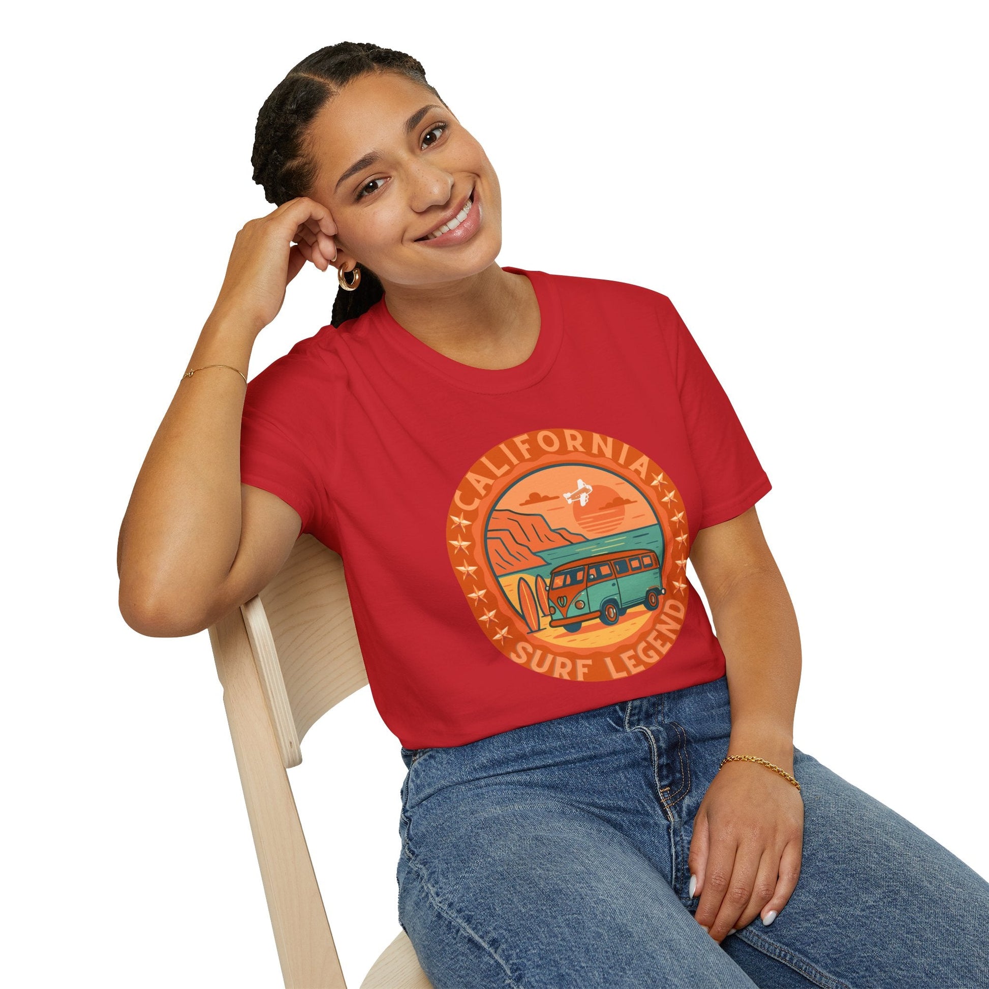 California Surf Legend Unisex T-Shirt Printify