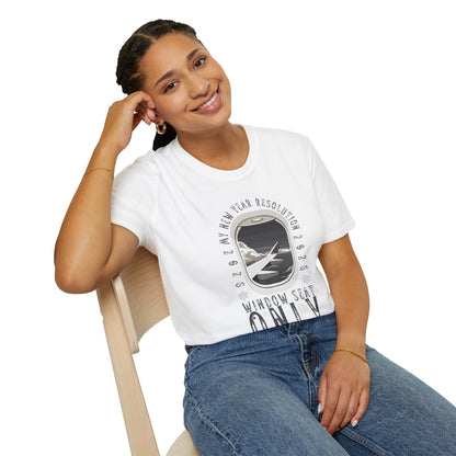 Unisex Softstyle T-Shirt-"Window Seat Only" Printify