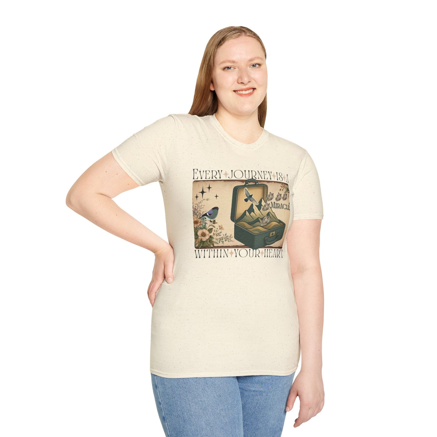 Inspirational Journey Unisex Soft-Style T-Shirt Printify
