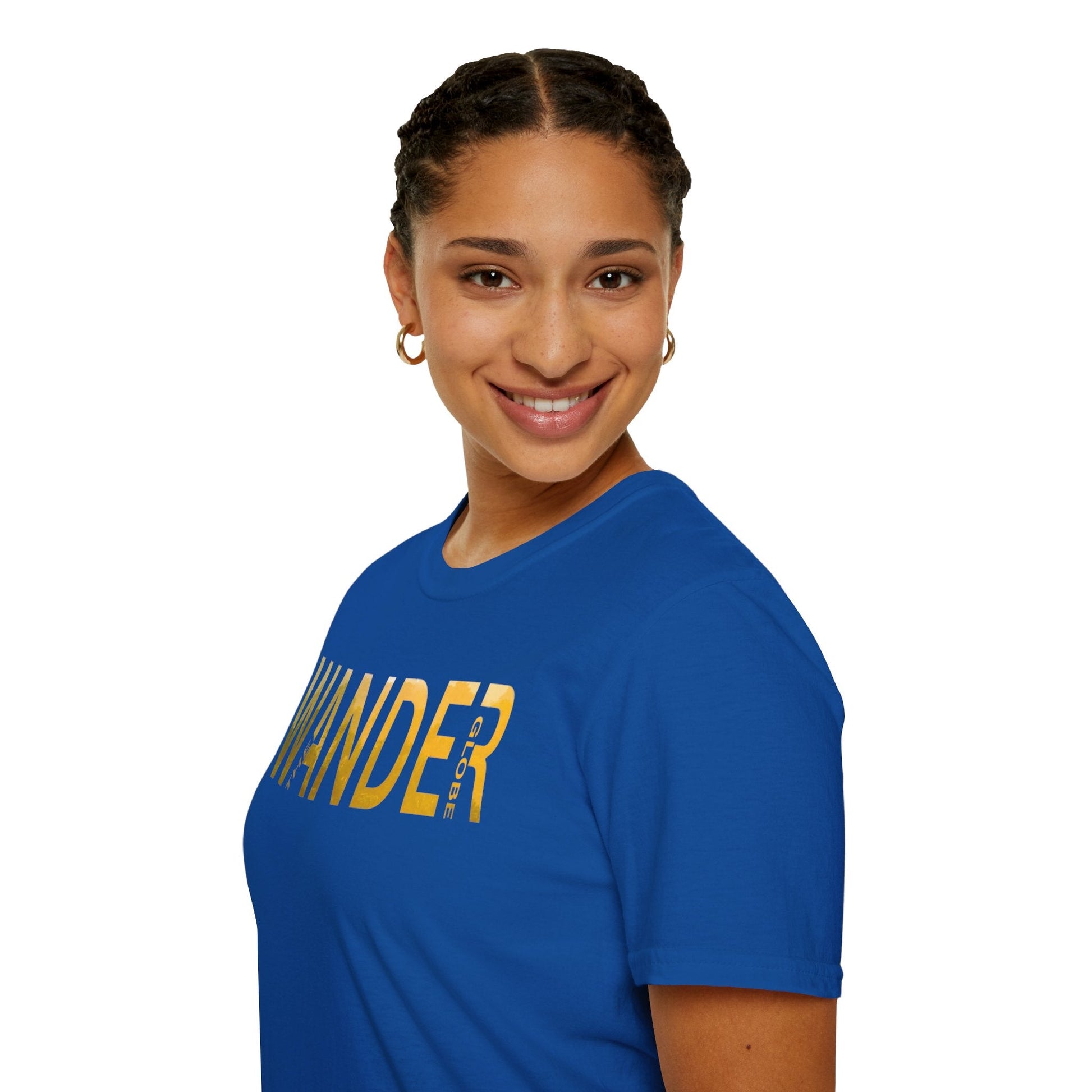 Wanderlust Unisex Softstyle T-Shirt - Wander the Globe Printify