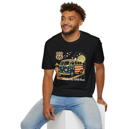 Vintage Route 66 Unisex T-Shirt Printify
