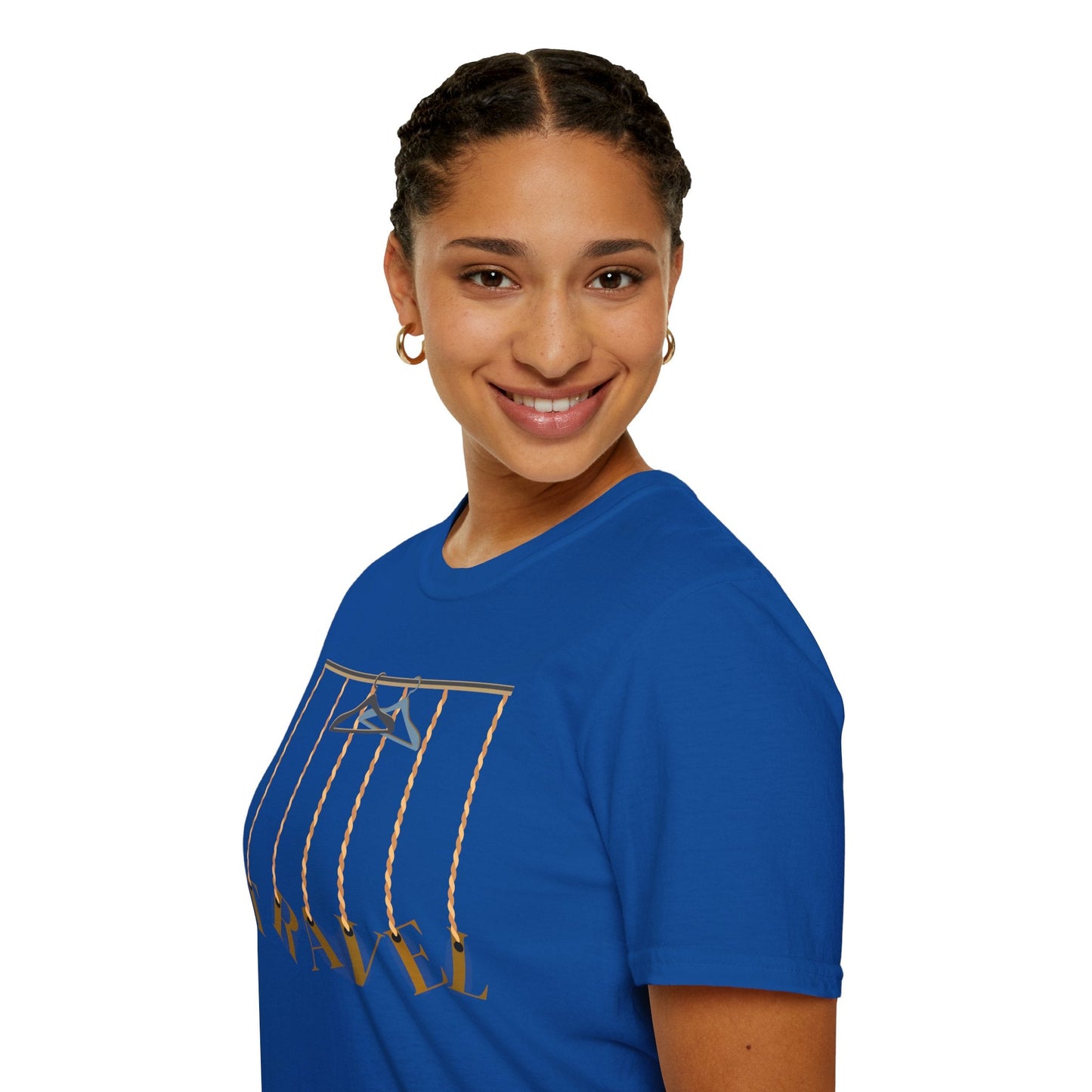 Travel-Inspired Unisex Softstyle T-Shirt for Travelers Who Aren’t Afraid of Humor Printify