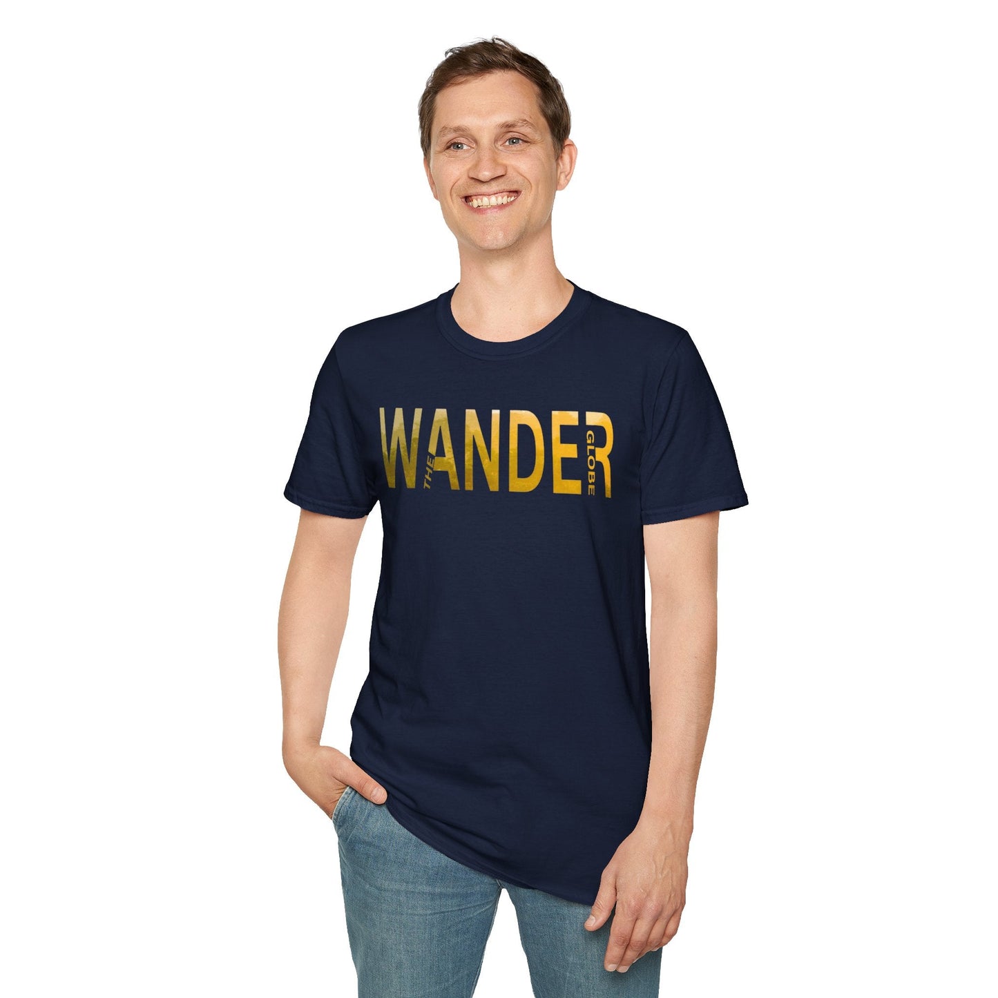 Wanderlust Unisex Softstyle T-Shirt - Wander the Globe Printify