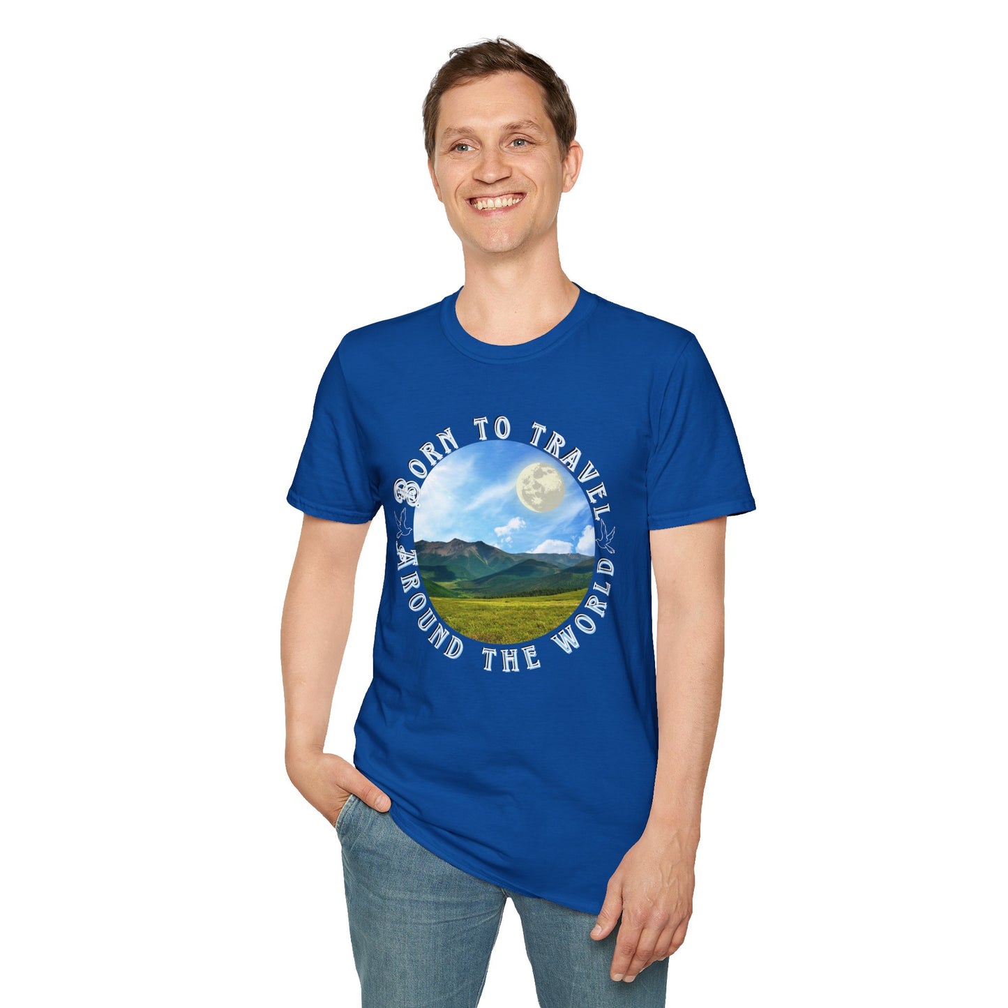 Born to Travel Around the World Unisex T-Shirt