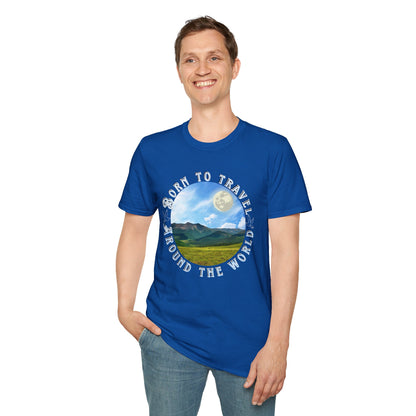 Born to Travel Around the World Unisex T-Shirt