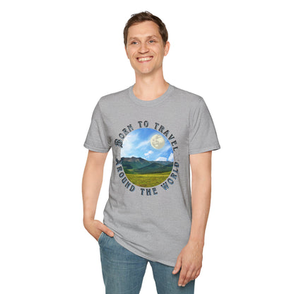 Born to Travel Around the World Unisex T-Shirt