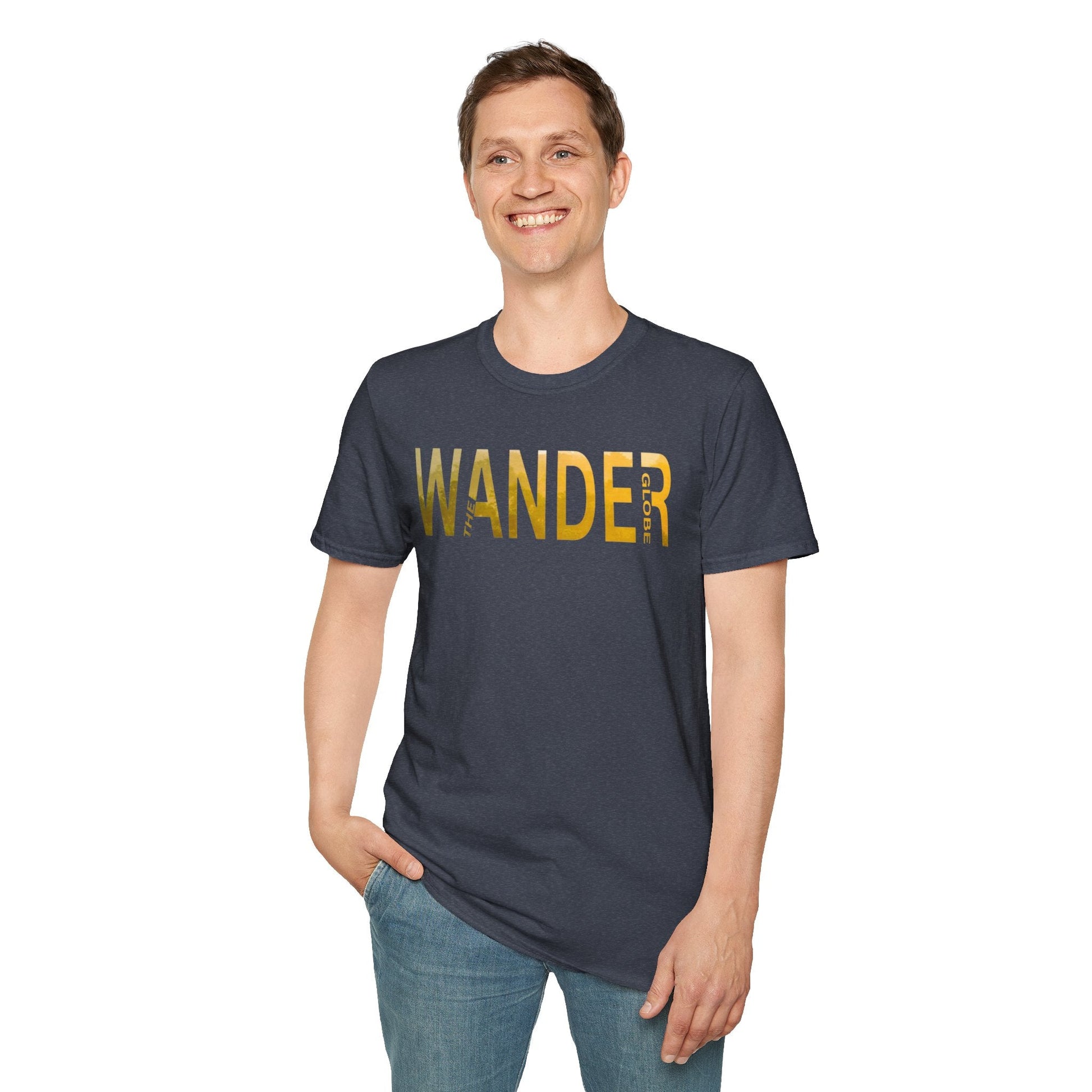 Wanderlust Unisex Softstyle T-Shirt - Wander the Globe Printify