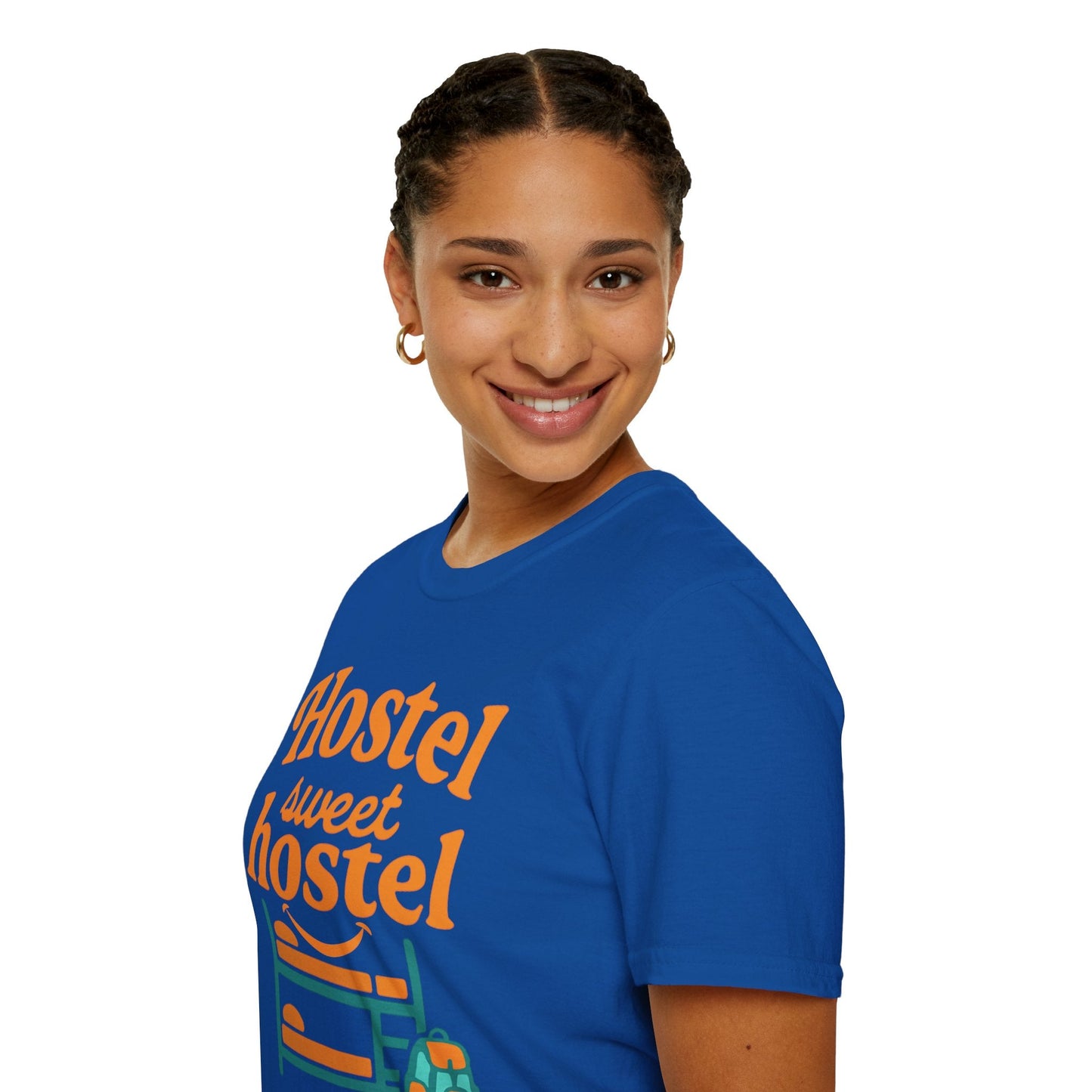 Hostel Sweet Hostel Unisex T-Shirt — Backpacking & Travel Bunk Tee Printify