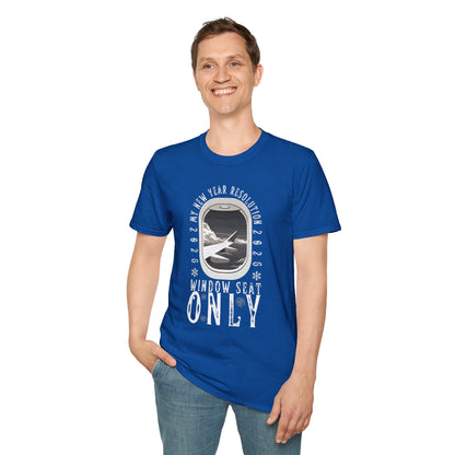 Unisex Softstyle T-Shirt-"Window Seat Only" Printify