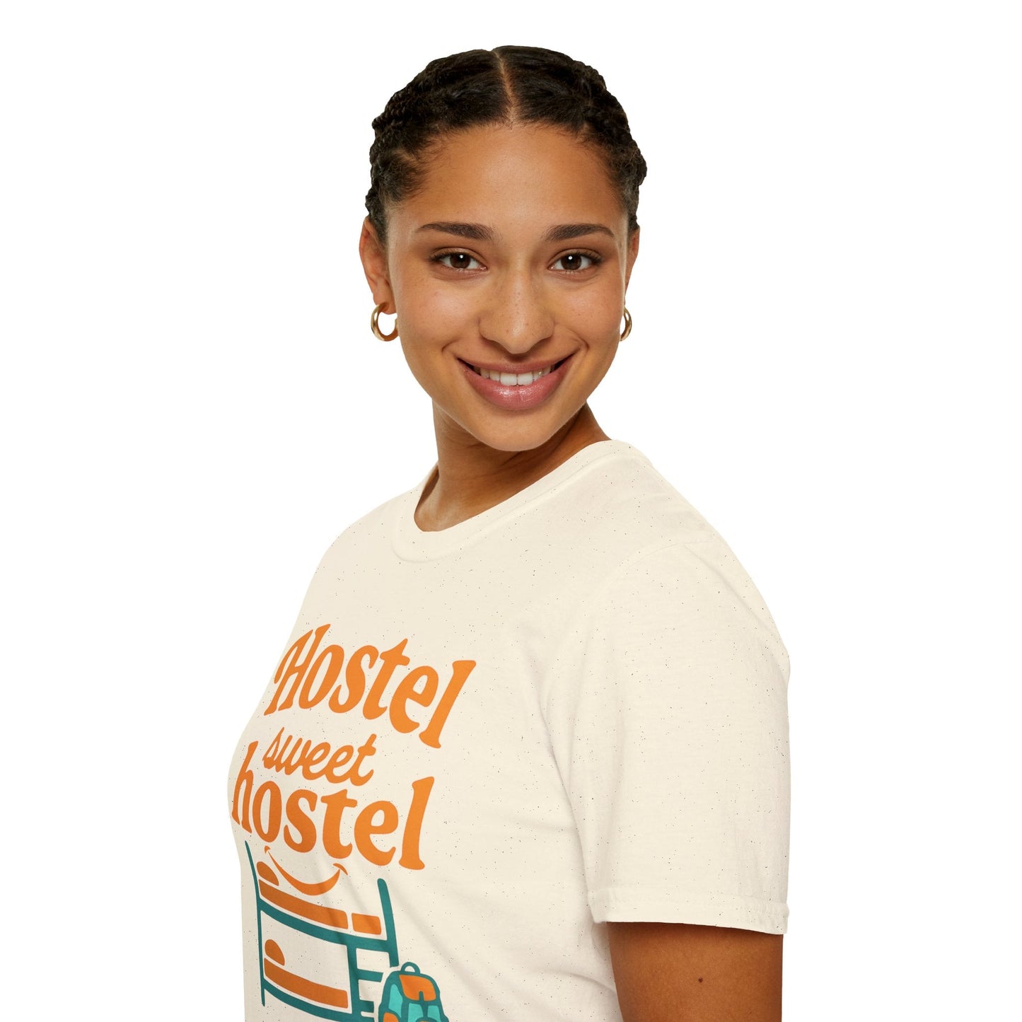 Hostel Sweet Hostel Unisex T-Shirt — Backpacking & Travel Bunk Tee Printify