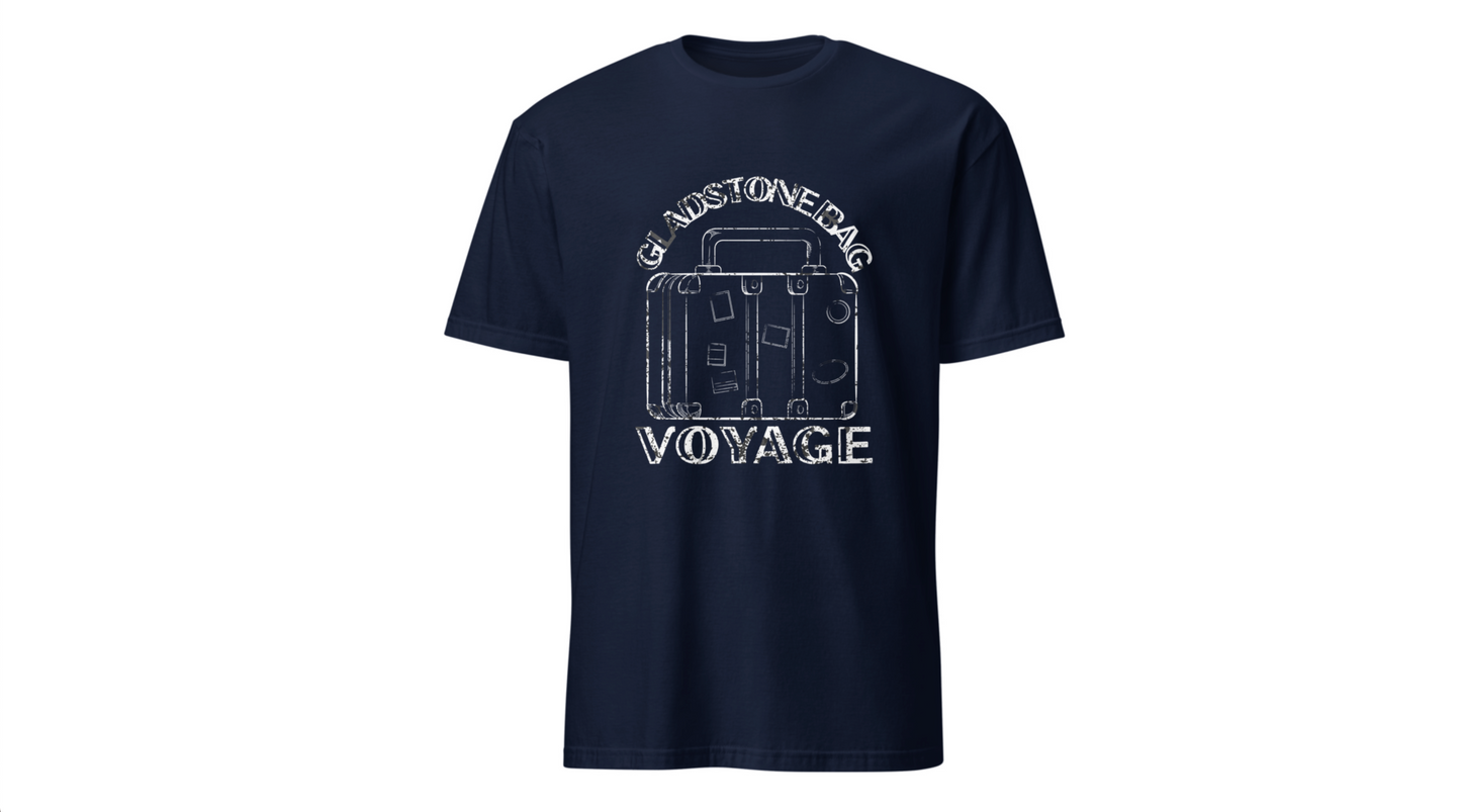 "Gladstone bag Voyage" Unisex T-Shirt For Old-Fashioned Travellers