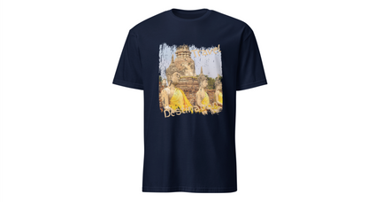 Buddha Temple Travel Graphic T-Shirt — Vintage Southeast Asia Vacation Tee
