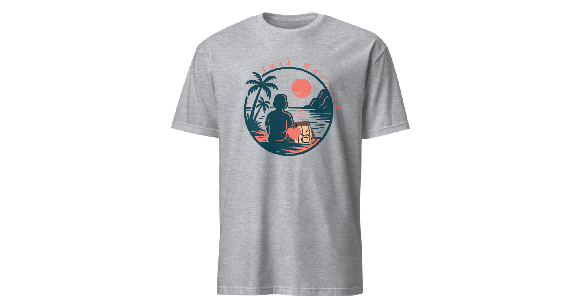 “Just Married” Women’s T-Shirt – The Perfect Blend of Humor and Sarcasm Printify