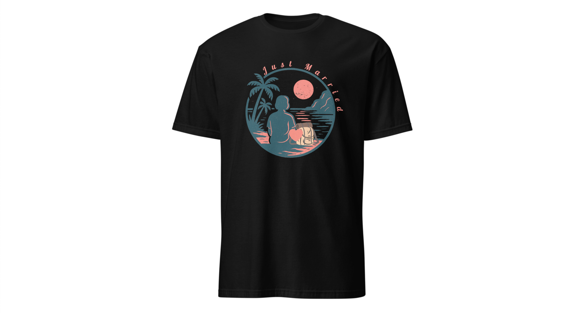 “Just Married” Women’s T-Shirt – The Perfect Blend of Humor and Sarcasm Printify