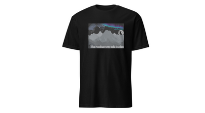 Aurora Landscape Unisex T-Shirt - Soft and Comfy Night Sky Tee Printify