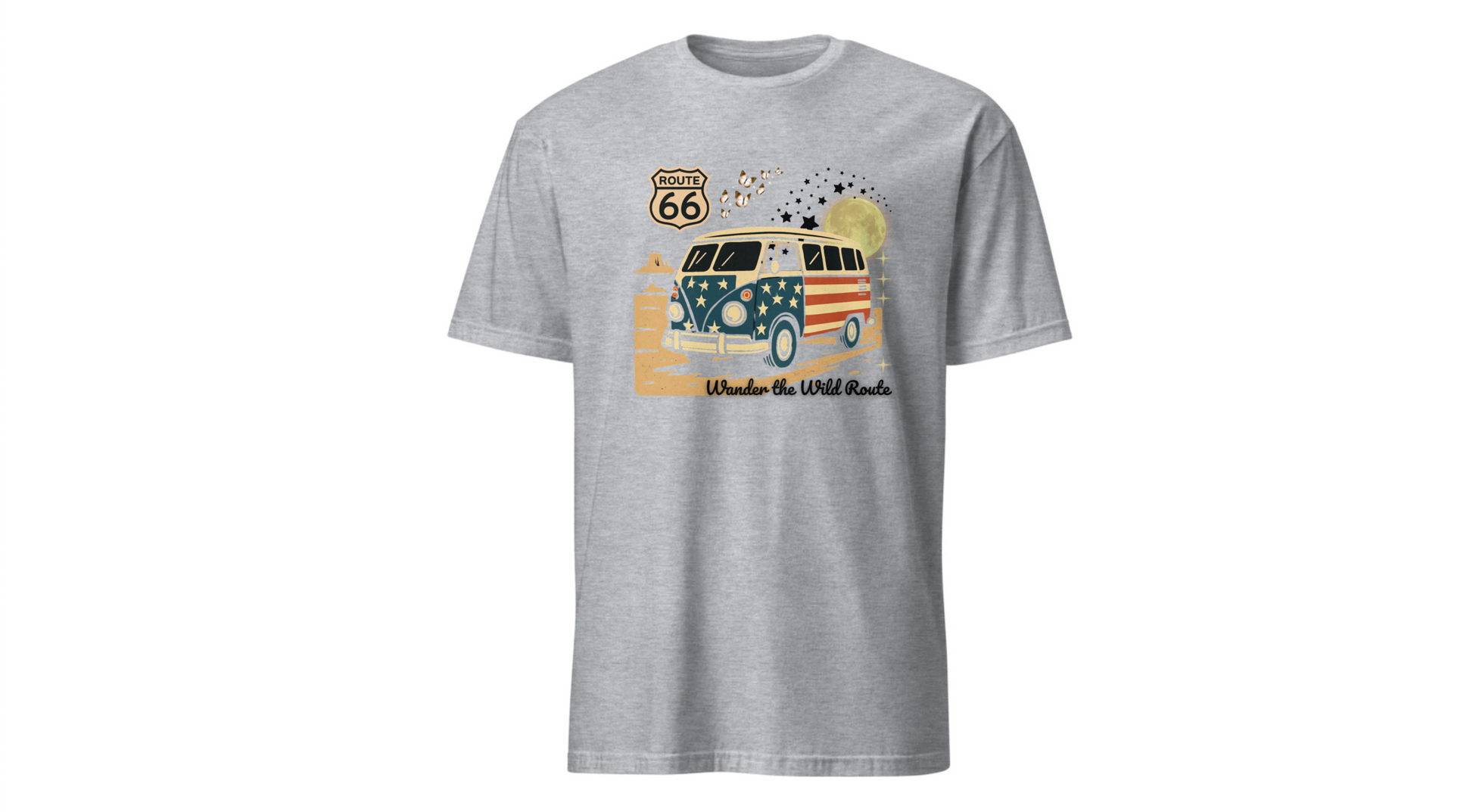 Vintage Route 66 Unisex T-Shirt Printify