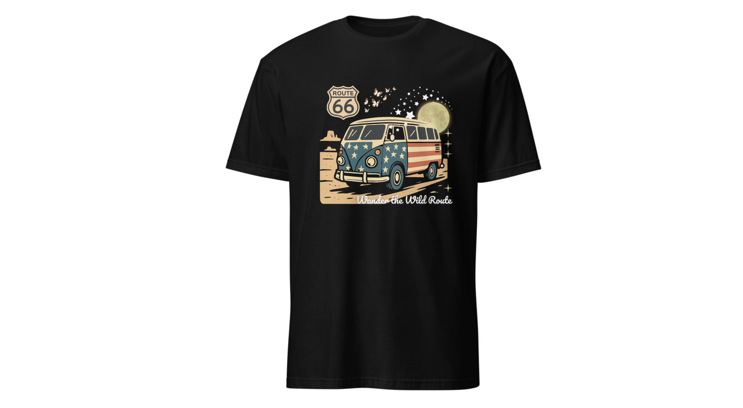 Vintage Route 66 Unisex T-Shirt Printify