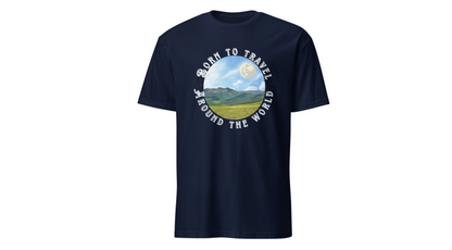 Born to Travel Around the World Unisex T-Shirt