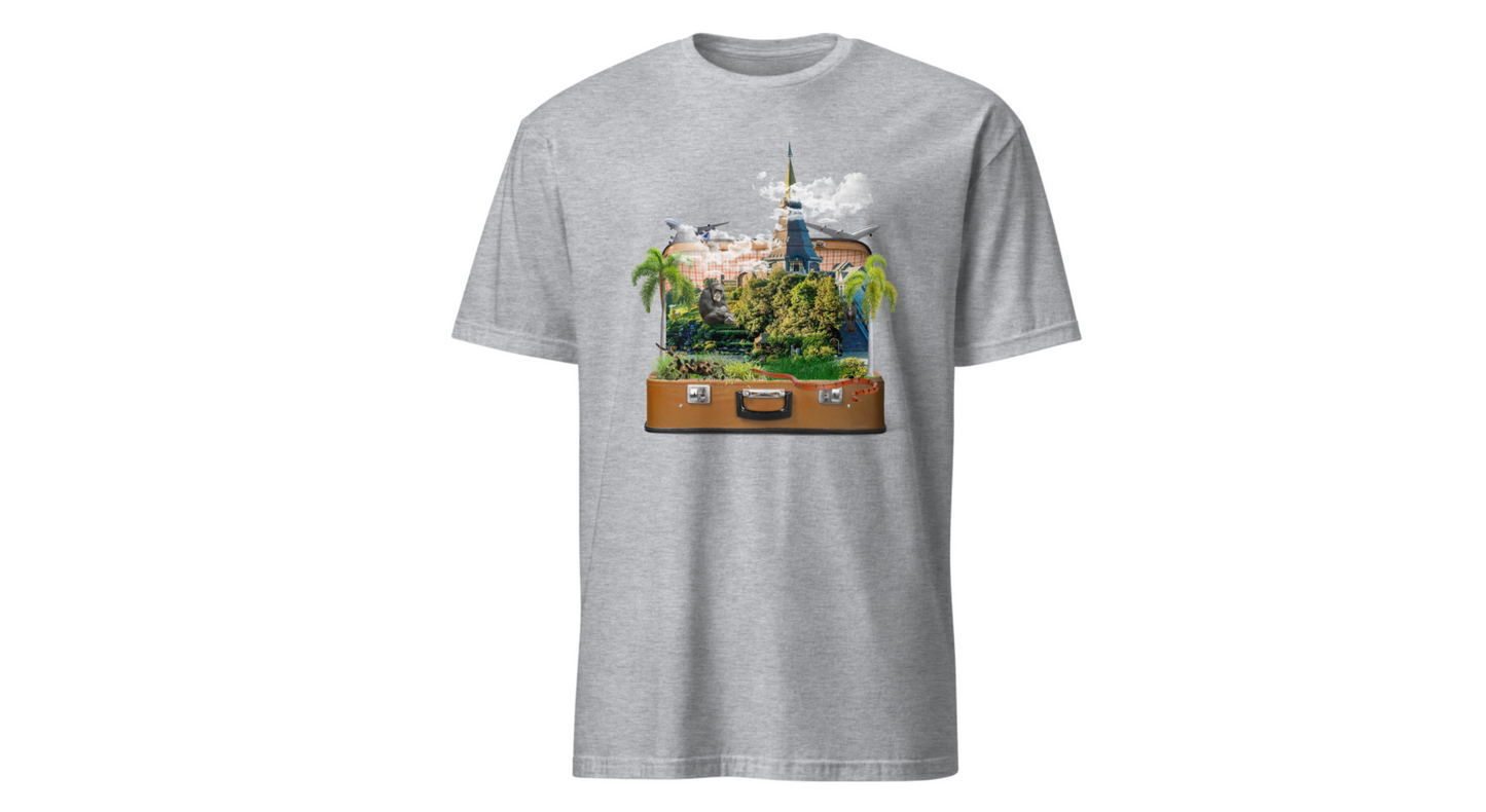 Unisex T-Shirt Design: "Temple" Image Manipulation Printify