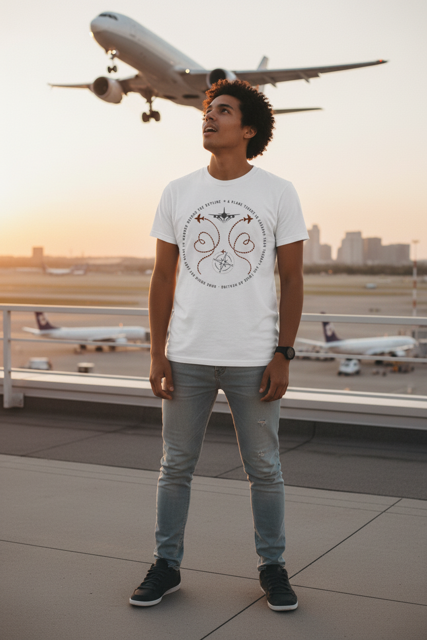 A Plane Softstyle Tee Aviation Lifestyle