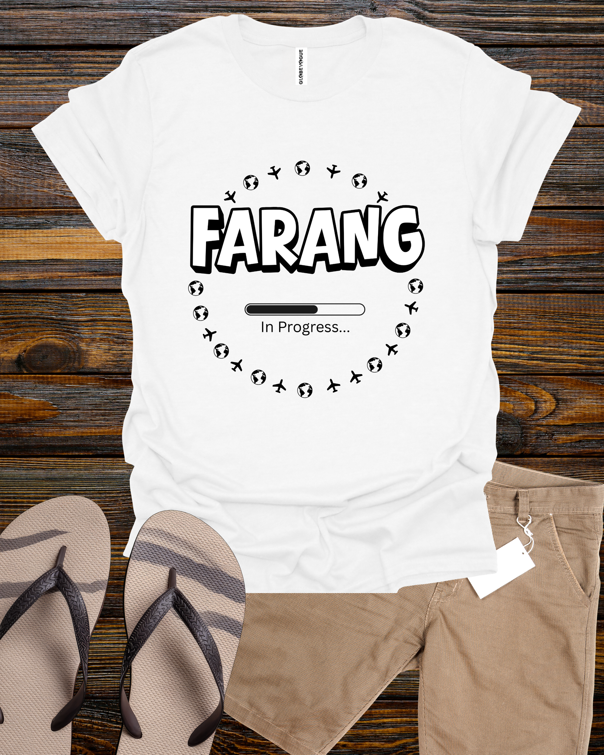 Farang In Progress T‑Shirt — Thai Travel & Expat Graphic Tee Printify