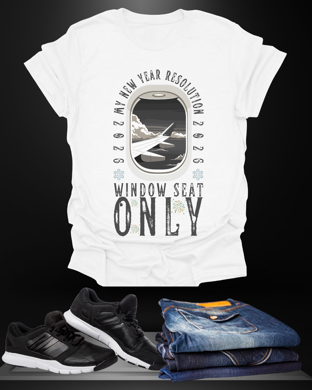 Unisex Softstyle T-Shirt-"Window Seat Only" Printify