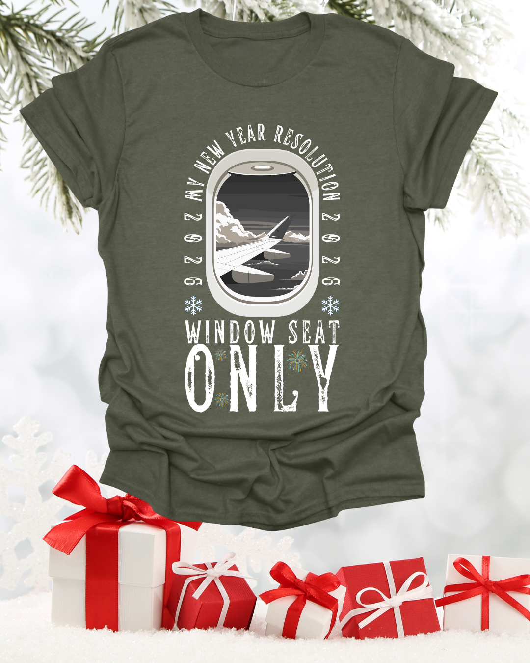 Unisex Softstyle T-Shirt-"Window Seat Only" Printify