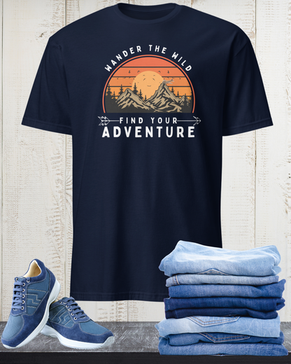 "Wander the Wild, Find Your Adventure" T-Shirt – For Outdoor Enthusiasts