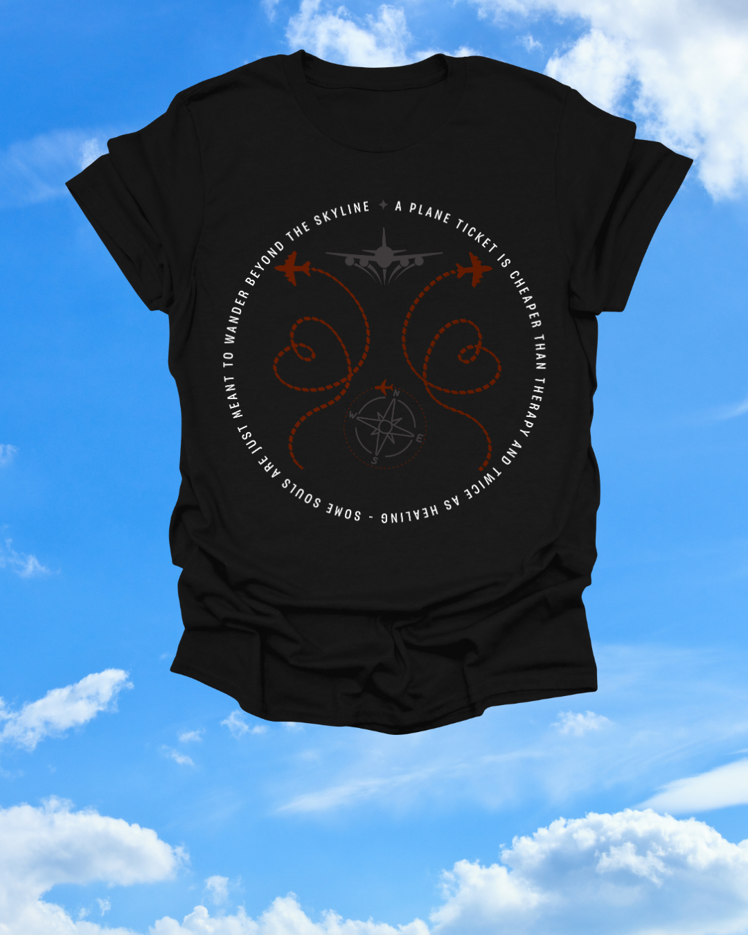 Unisex Softstyle "A Plane" T-Shirt Printify