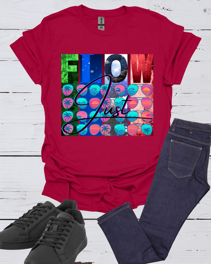 Unisex Softstyle "Just Flow" T-Shirt Printify