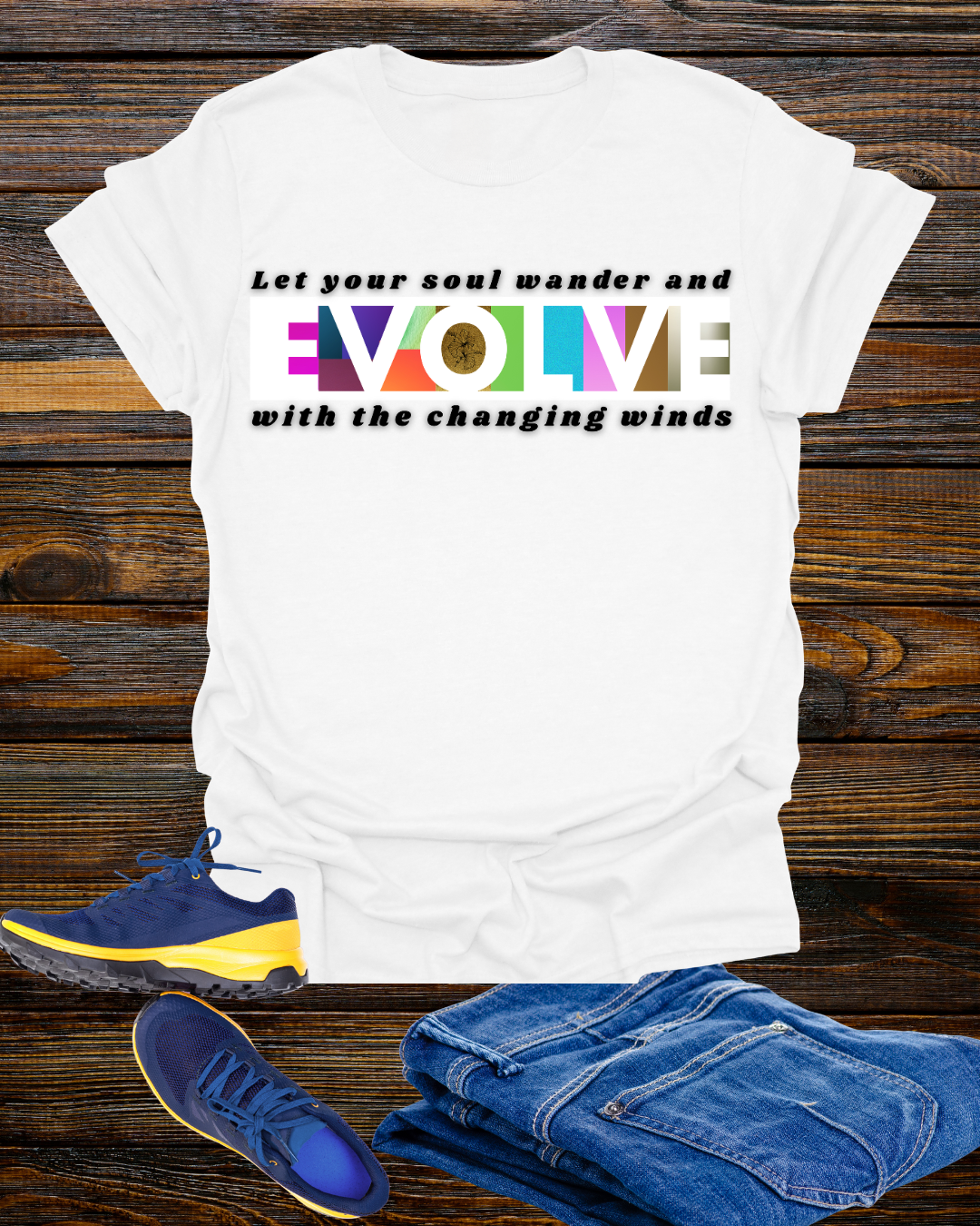 Evolve Inspirational Unisex Softstyle T-Shirt Printify