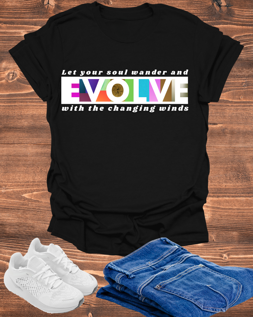 Evolve Inspirational Unisex Softstyle T-Shirt Printify