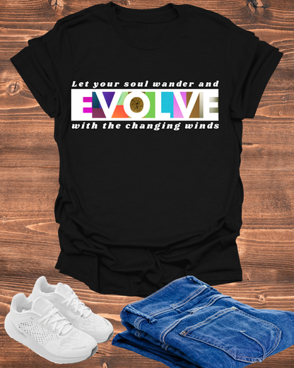 Evolve Inspirational Unisex Softstyle T-Shirt Printify