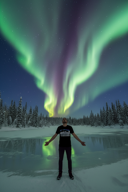 Aurora Landscape Night Sky Lifestyle