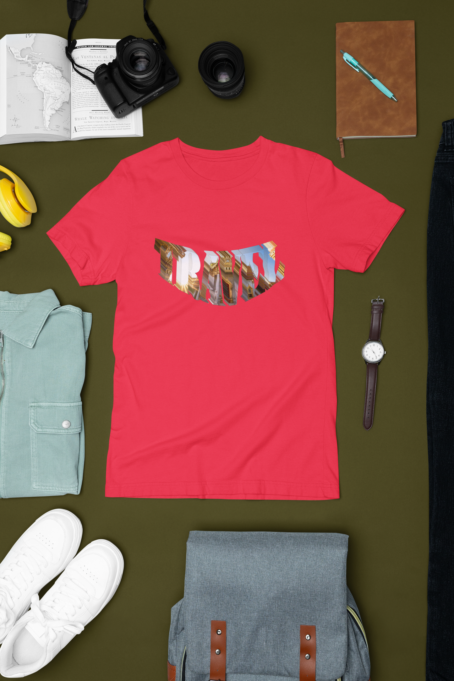 Artistic Tee -"Travel" Printify