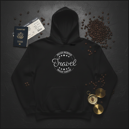 Black flat lay mockup