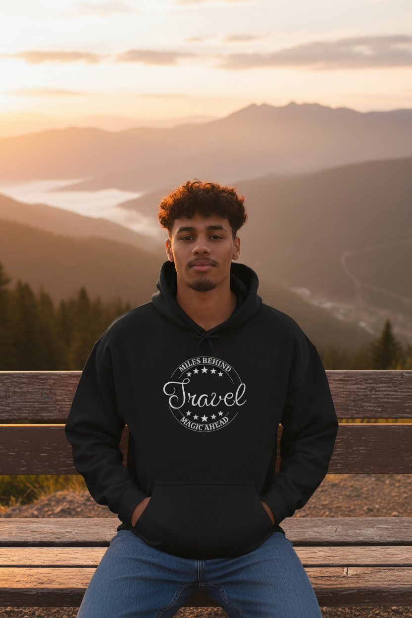 Black mountain viewpoint mockup