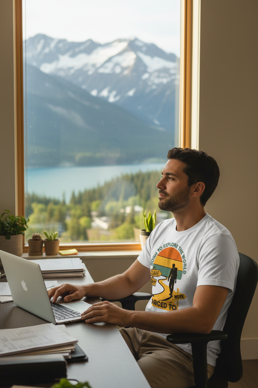 Born to Explore Forced to Work Lifestyle