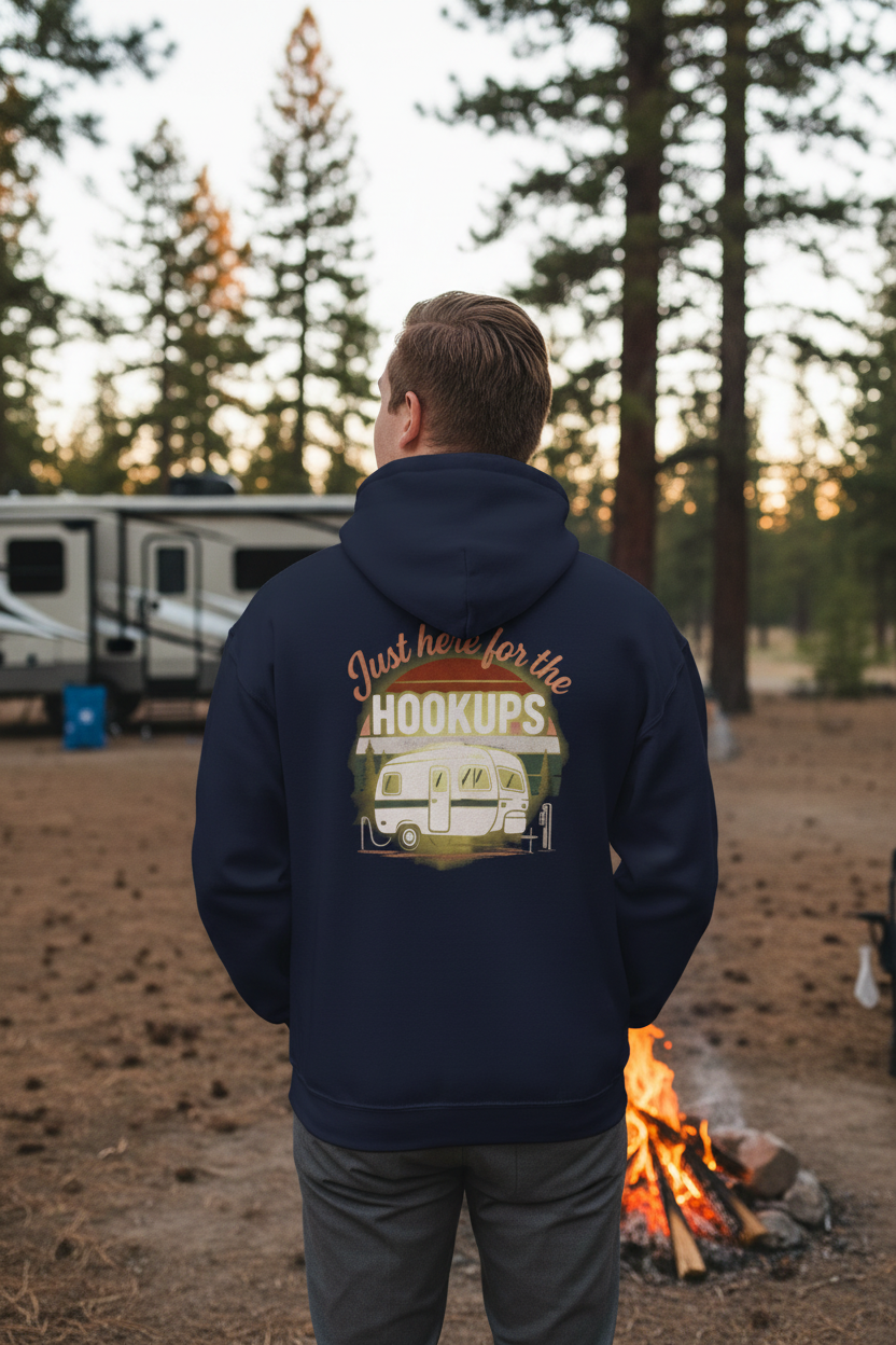 Campsite golden hour mockup