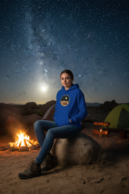 Desert campsite lifestyle mockup