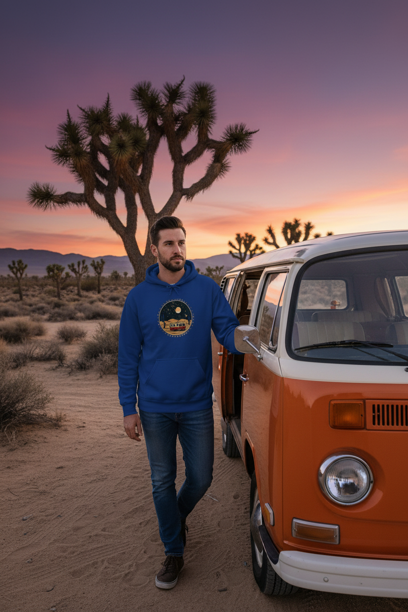 Desert dusk lifestyle mockup