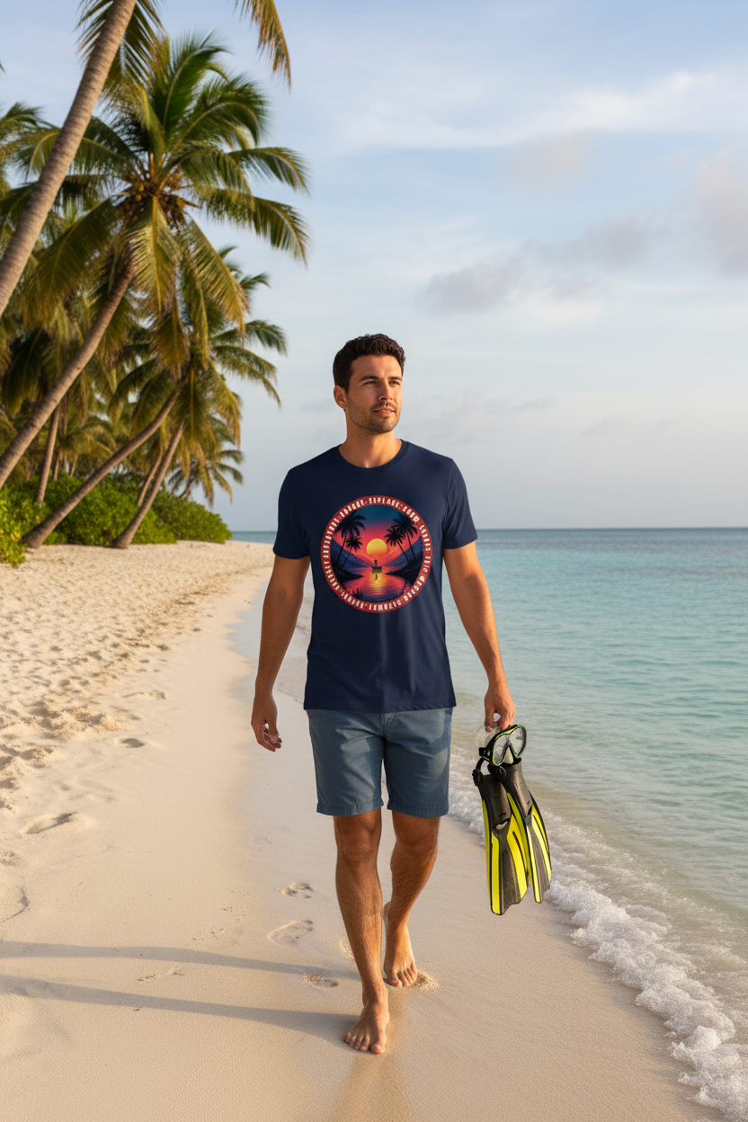 Explore More Beach Vibes Tee Lifestyle