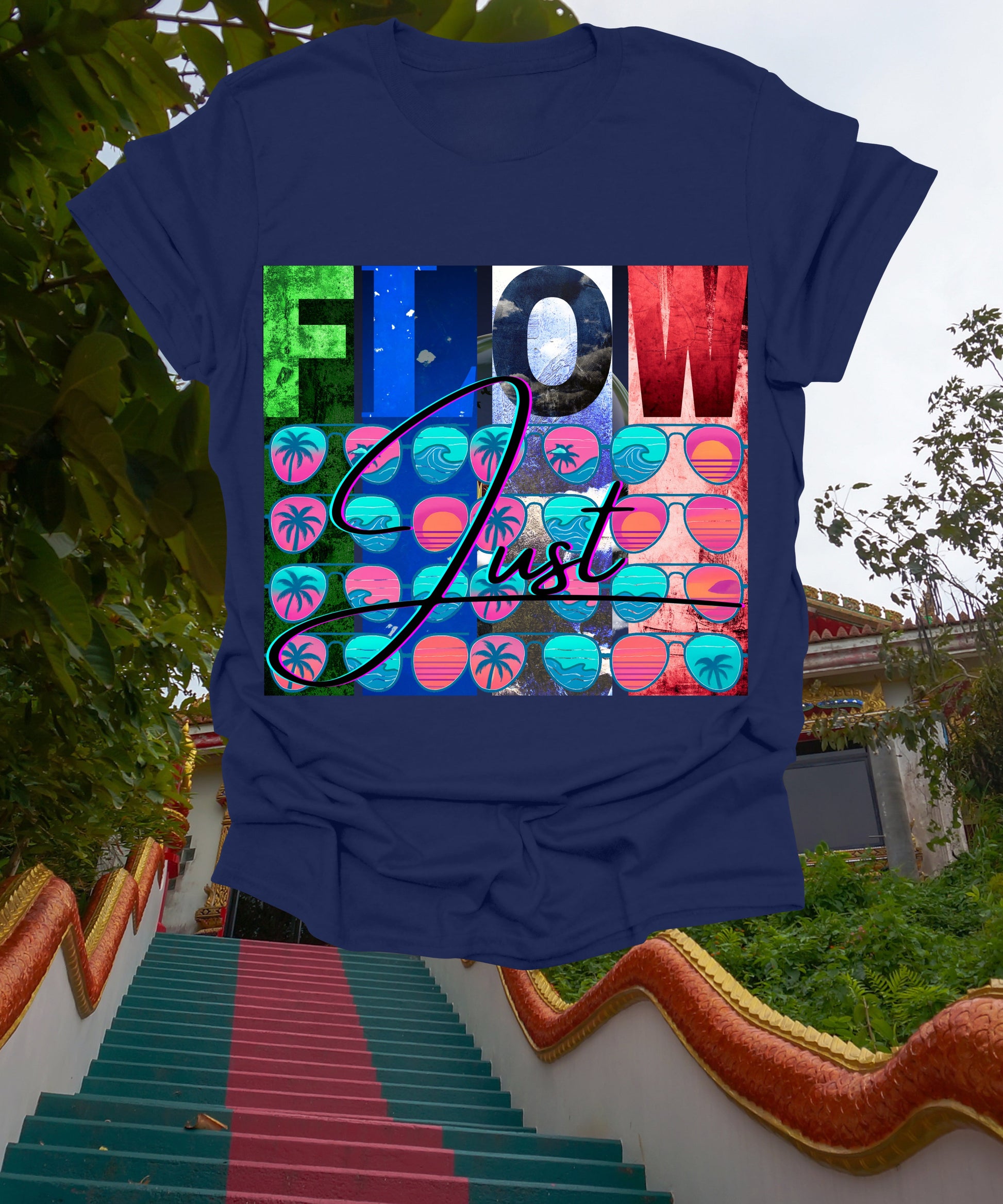 Unisex Softstyle "Just Flow" T-Shirt Printify