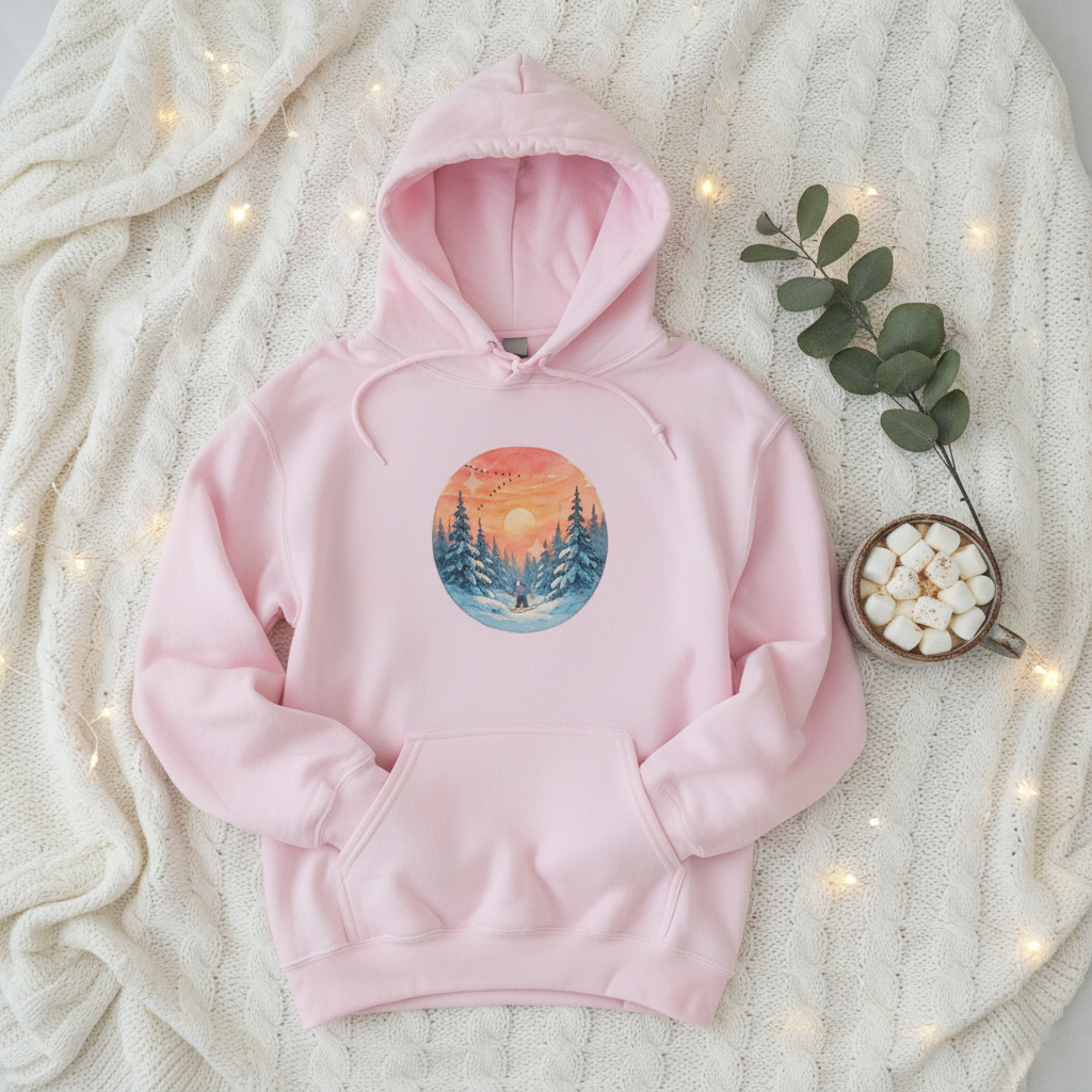 Light pink flat lay mockup